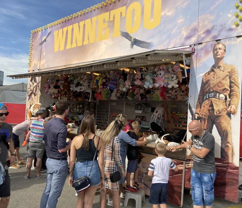 Schiessbudenwagen Winnetou