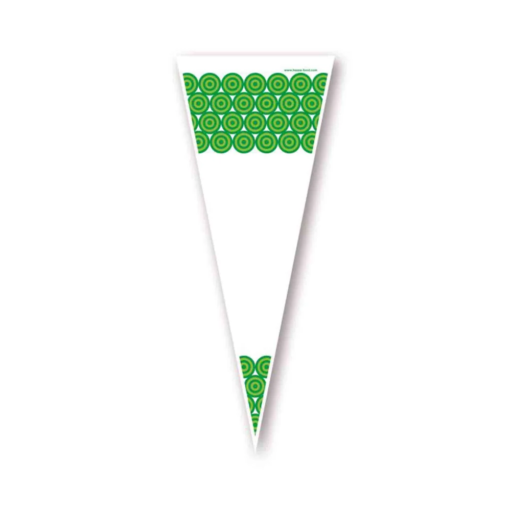 Spitztüten grün für 200 Gramm gebrannte Mandeln / VPE 100Stk.