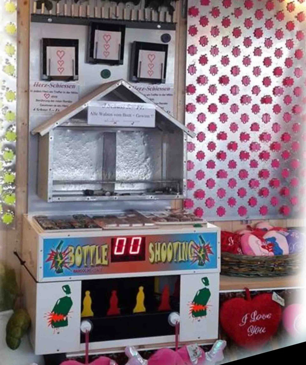 Schiessbudenwagen Bonnie & Clyde