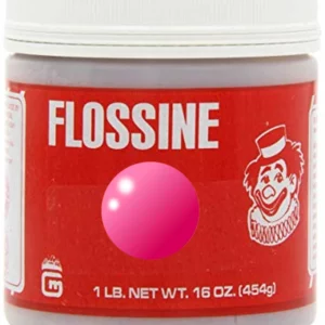 Aroma für Zuckerwatte, Flossine Kaugummi Bubble Gum pink 0,454 kg