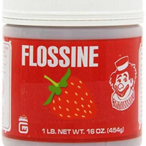 Aroma für Zuckerwatte, Flossine Erdbeere pink 0,454 kg