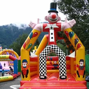 Hüpfburg Clown 