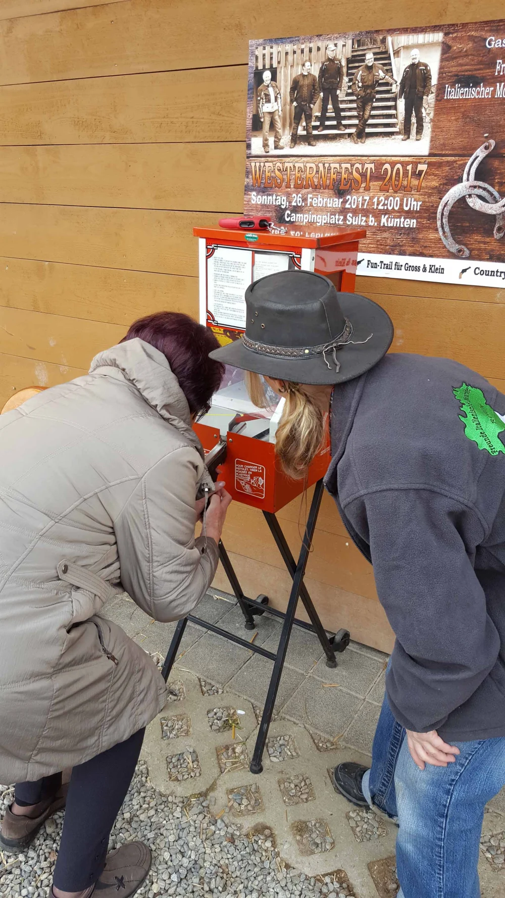 Schiessautomat / Kaugummiautomat