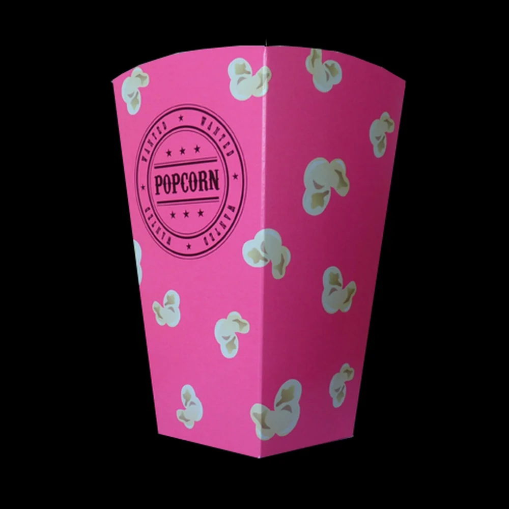 Popcorn Falttüte pink 50g / VPE 300 Stk.