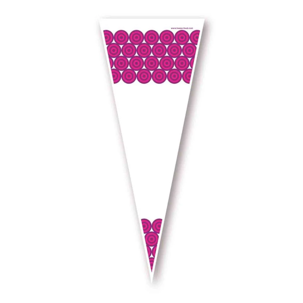 Popcorn Poly-Spitzbeutel lila 35g / VPE 100 Stk.