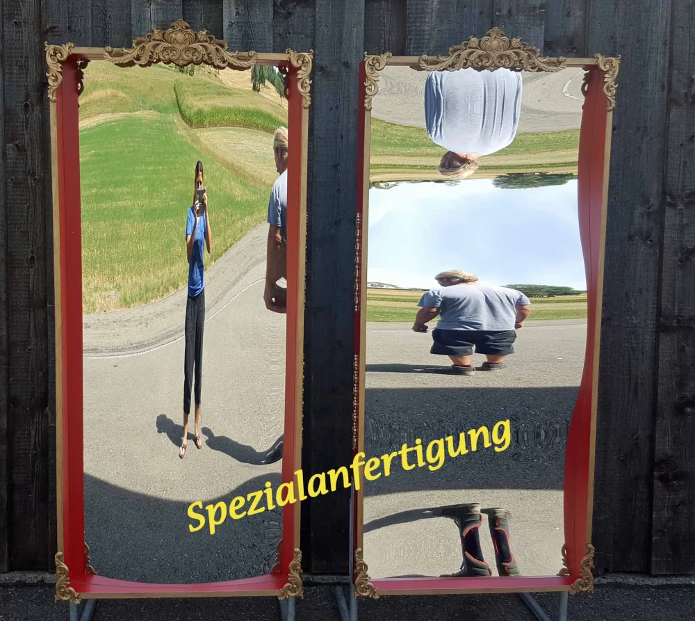 Zerrspiegel / Lachspiegel 4er Set