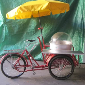 Zuckerwatte Verkaufsfahrrad