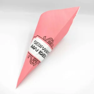 Spitztüte Papier für 125 Gramm gebrannte Mandeln / VPE 100Stk.