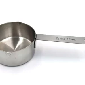 125 ml Edelstahl-Messbecher– ideal für alle 4oz-Popcornmaschinen.